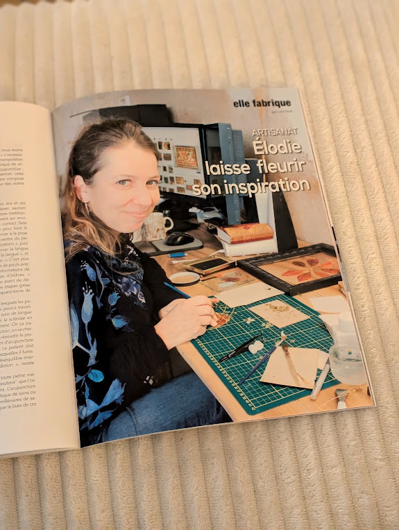 Article Elodie Seigneur, Weblody dans le magazine Famosa, femme en Périgord